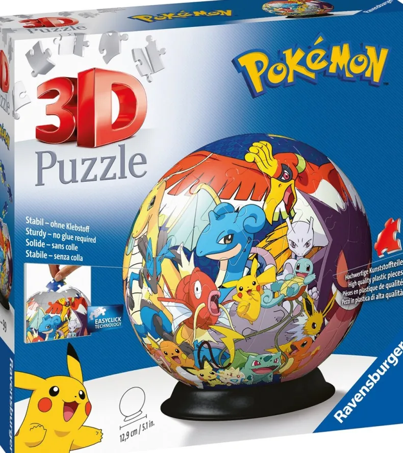 3D puzzel Pokémon 72 stukjes