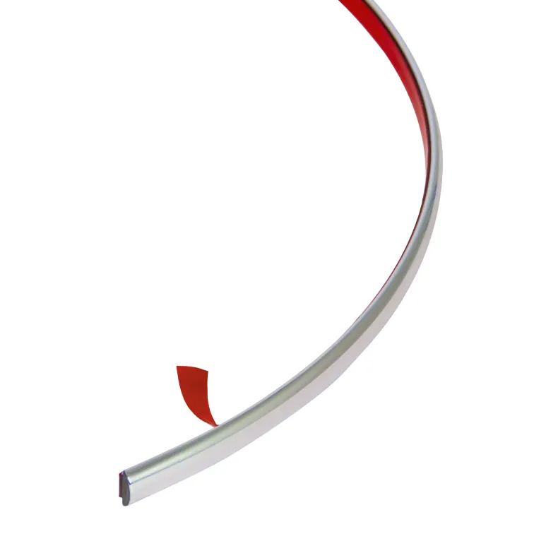 Deco strip chroom 6 mm