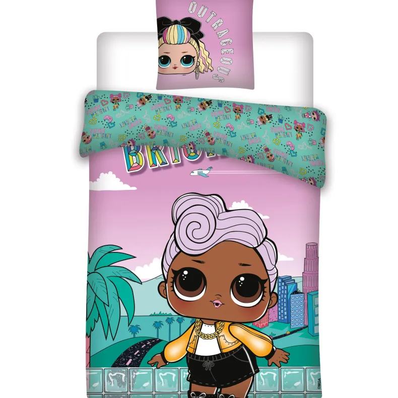 Dekbedovertrek Lol Surprise 140X200 Katoen