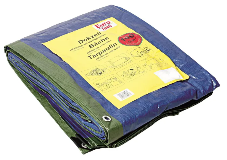 Dekzeil 2x4m 140g groen/blauw