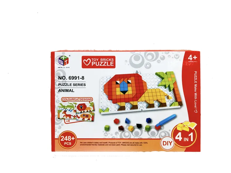 Dier puzzelblokjes 248 stuks