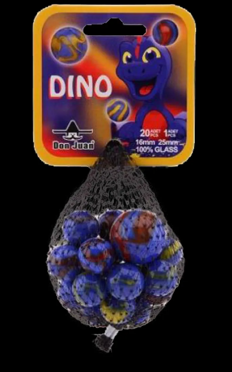 Dino knikkers 21 stuks