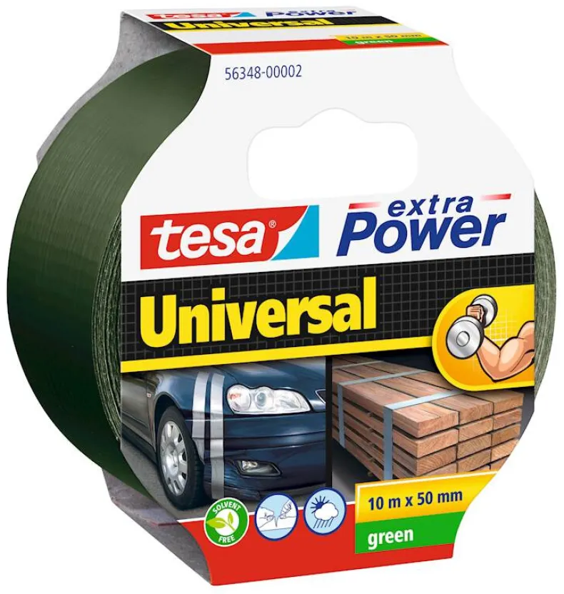 Duct tape 10 m x 50 mm groen