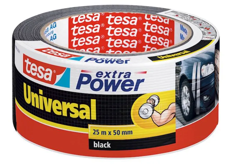 Duct tape 25 m x 50 mm zwart