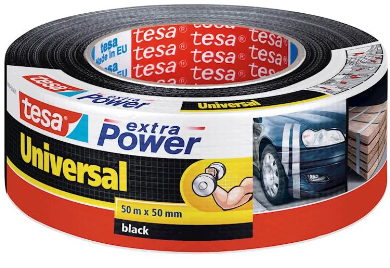 Duct tape 50 m x 50 mm zwart