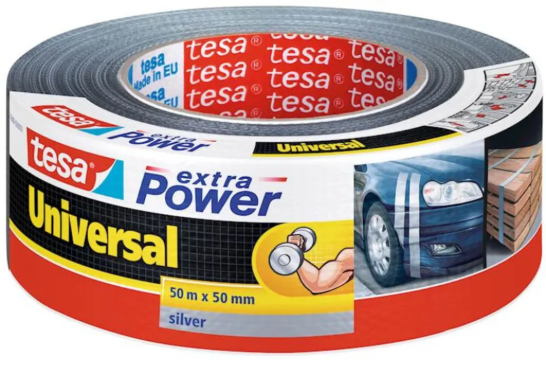 Duct tape 50 m x 50 mm grijs