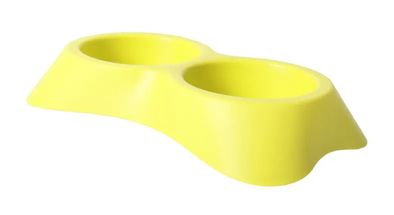 Eetpot dubbel Nuvola 7/2 groen 20 x 35 x 6 cm