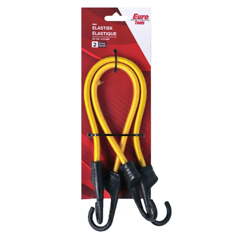 elastiek 8 mm x 54 cm geel
