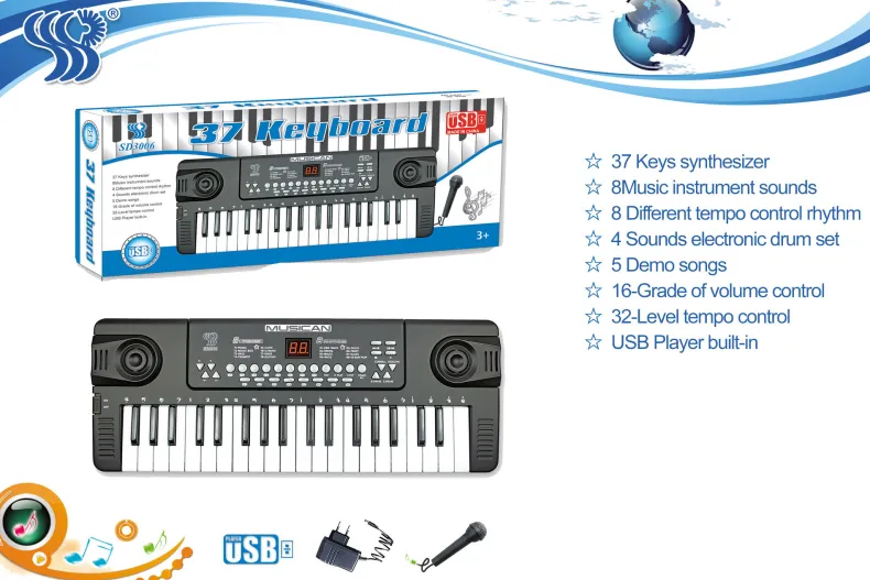 Elektrische piano 37 toetsen