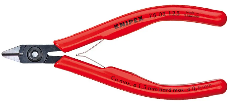 Elektronica-zijsnijtang 125 mm