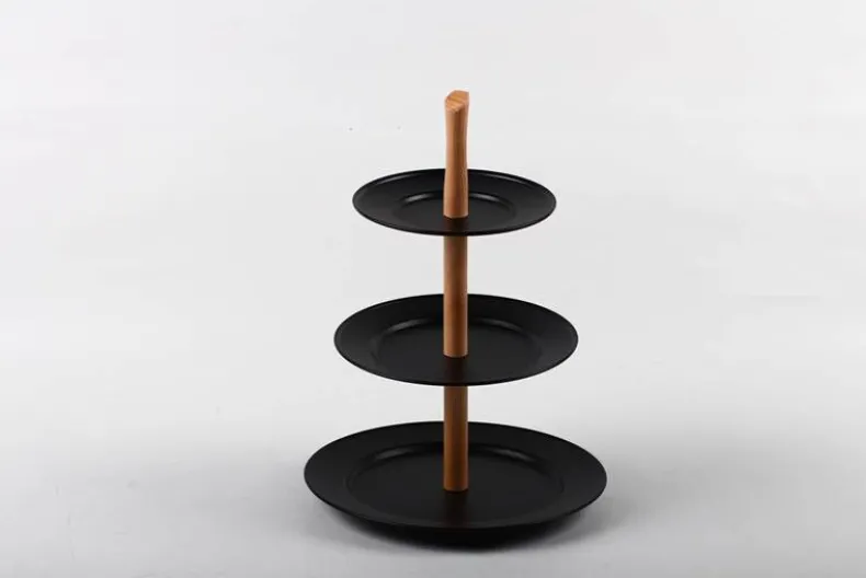 Etagère zwart 3 etages