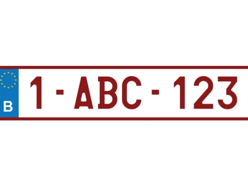 Europese nummerplaat 520x111