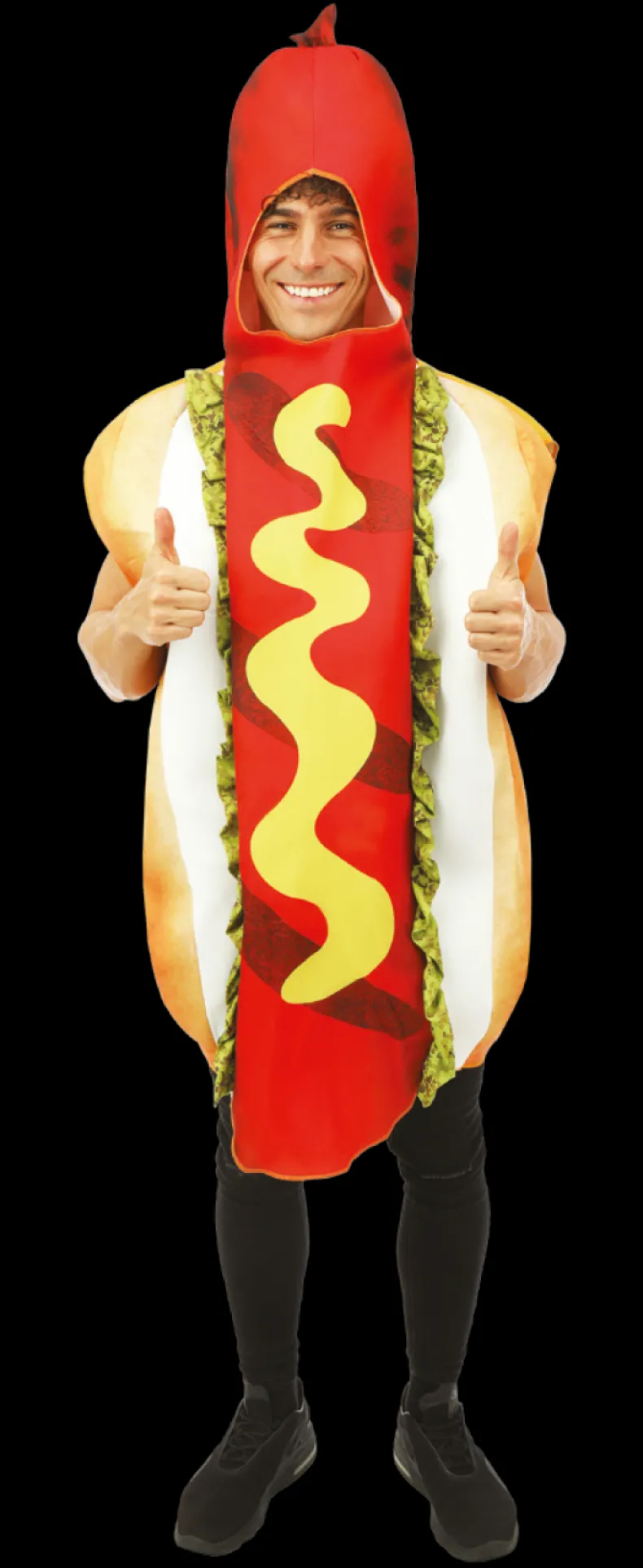 Kostuum Hot Dog volwassenen - Foam - One Size