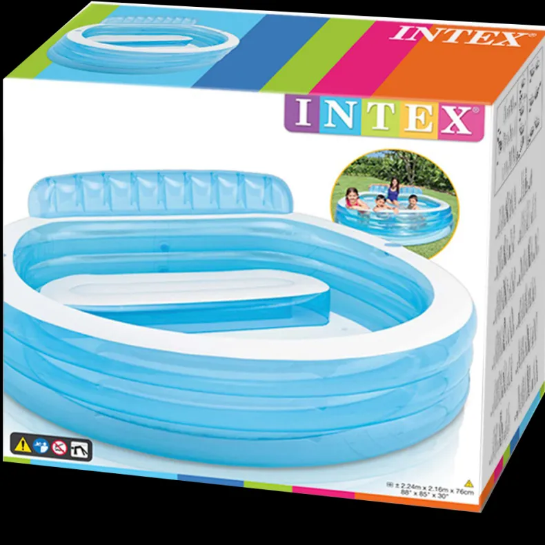 Family Lounge Zwembad 224x216 cm