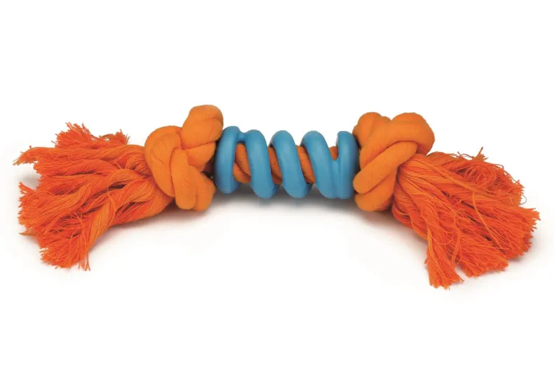 Flossytoy spiralo oranje / blauw