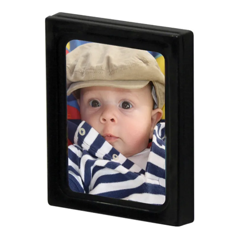 Fotohouder solo zwart 5 x 6,5 cm