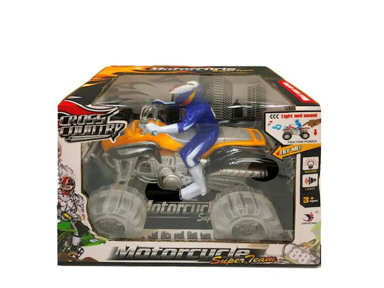 Frictie quad met licht en geluid 1 stuk