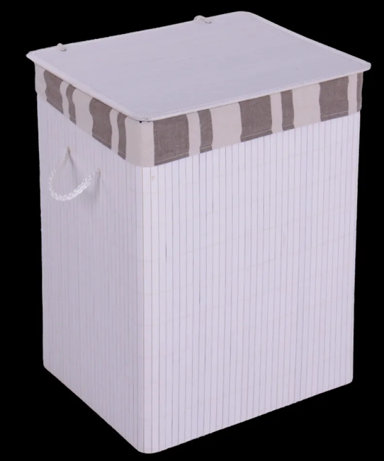 Mand wit met deksel M