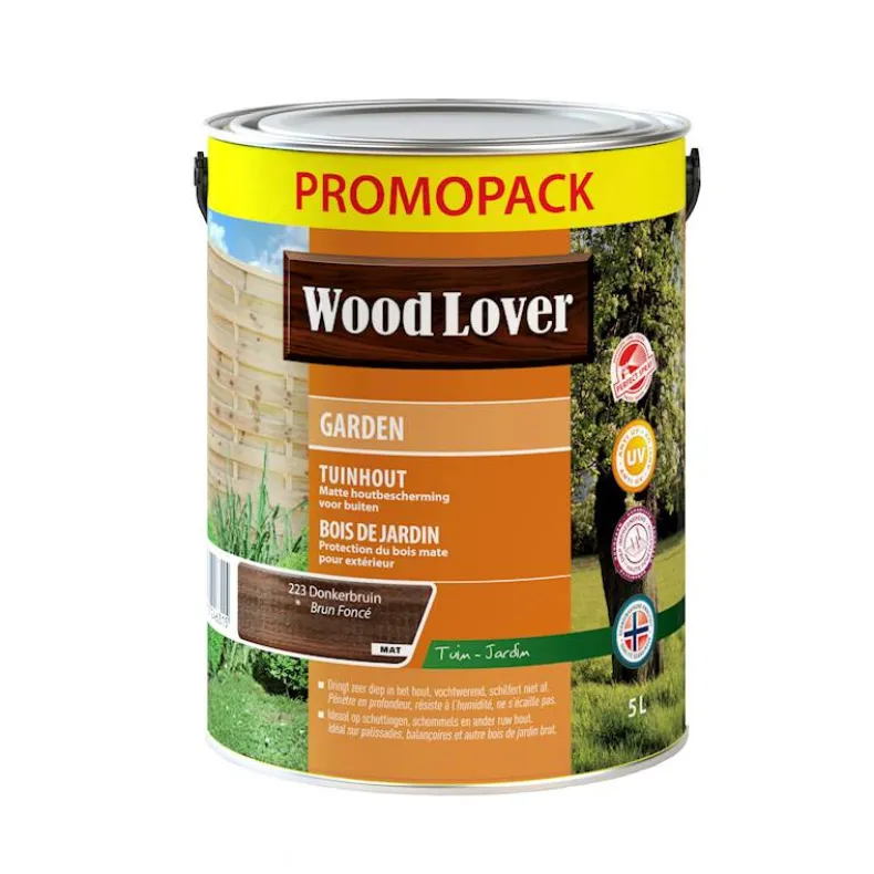 Garden donkerbruin promo 5 L
