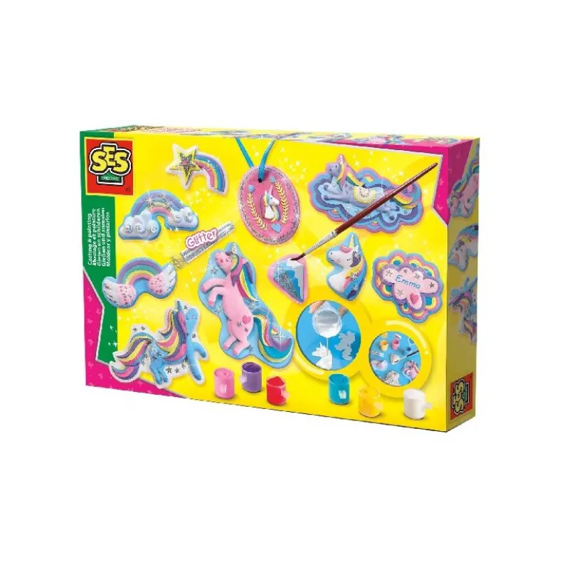 Gieten en schilderen eenhoorns