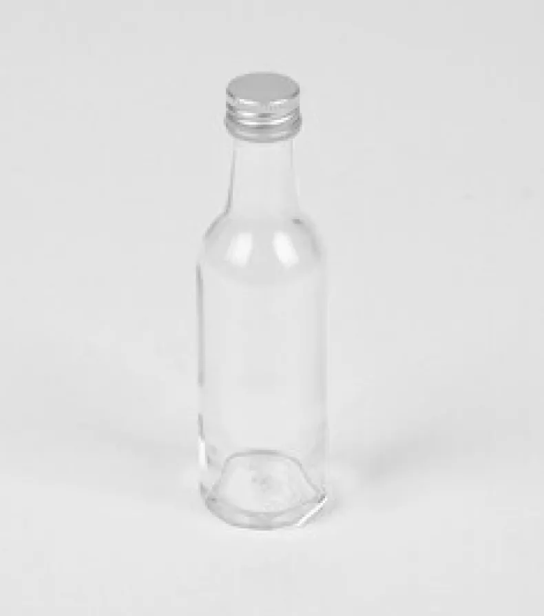 Glazen flesje rond 50 ml
