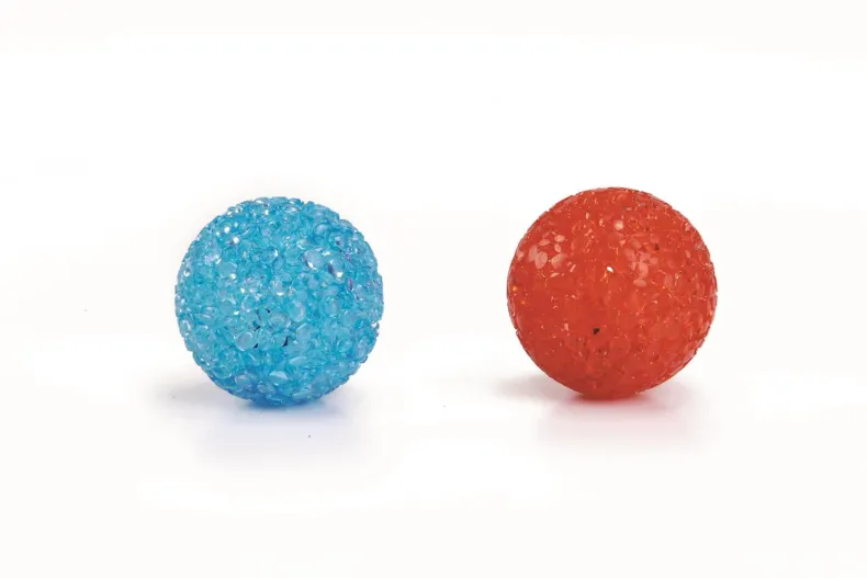 Glitter bal 4 cm 2 stuks