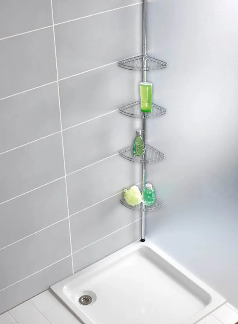 Telescopisch hoekrek inox Prea