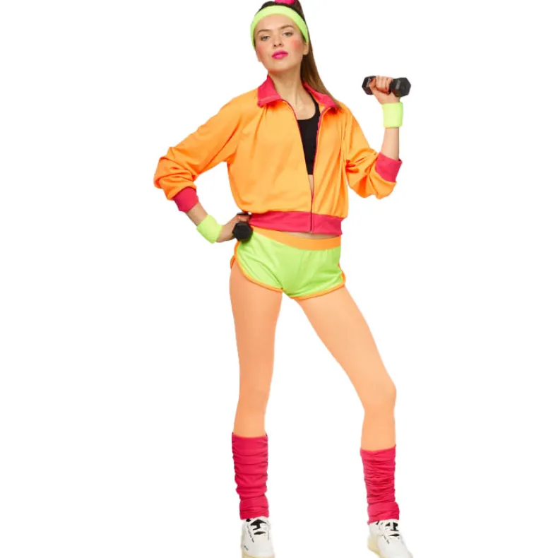 Fluo Trainingspak Fit Girl - Maat 38