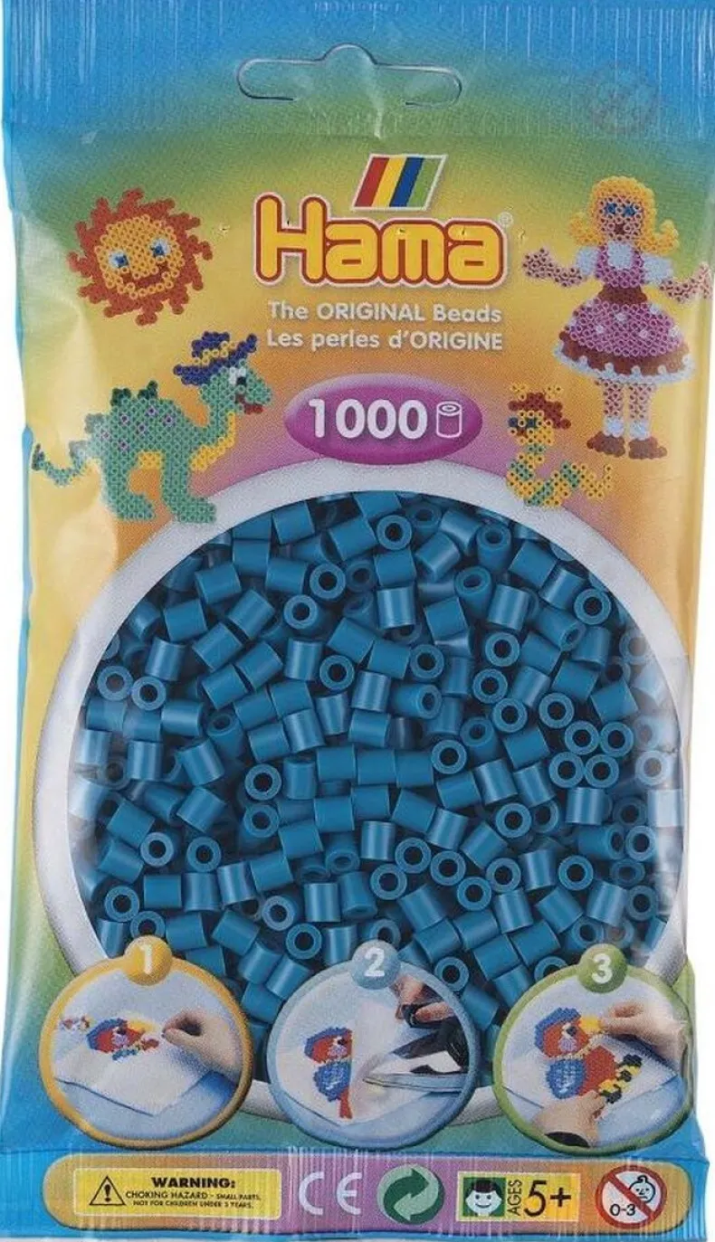 Hama 1000 strijkparels petroleumblauw