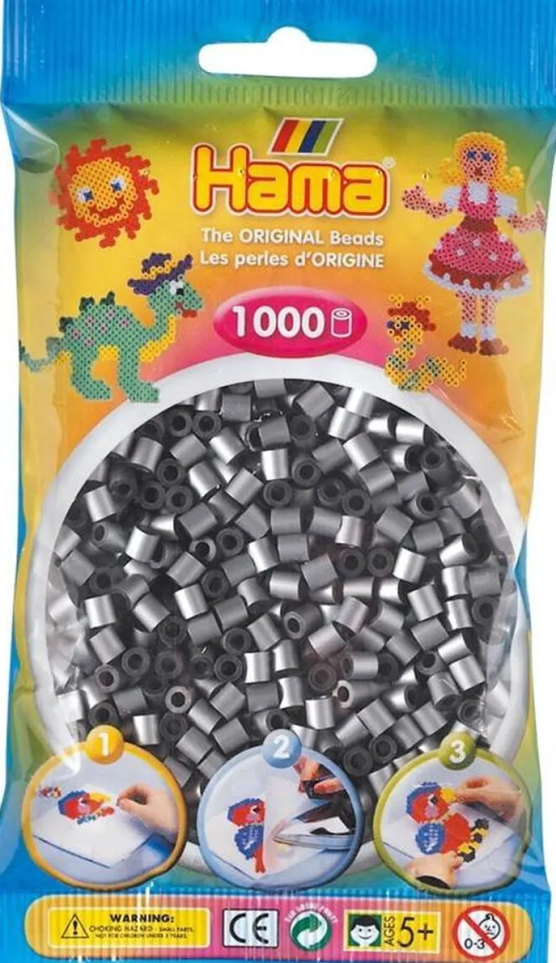 Hama 1000st strijkparels zilver