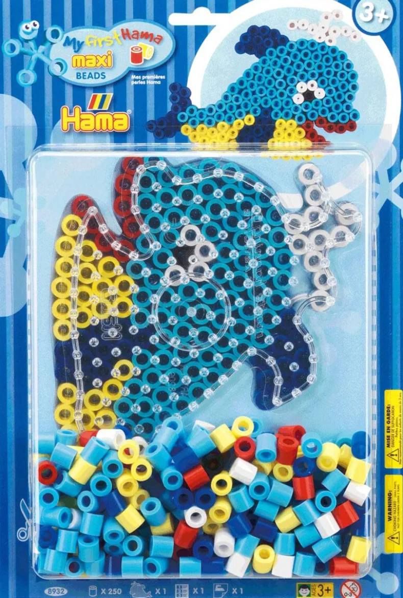 Hama strijkparelset maxi dolfijn 250st