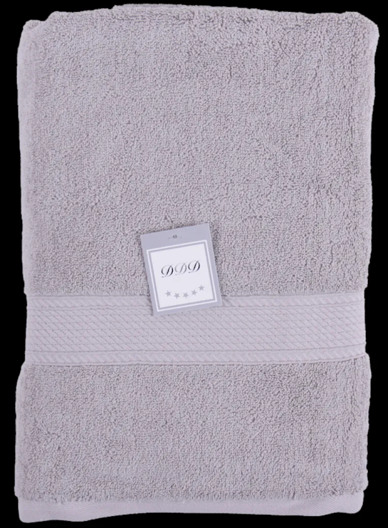 Handdoek light grey 70x140 cm