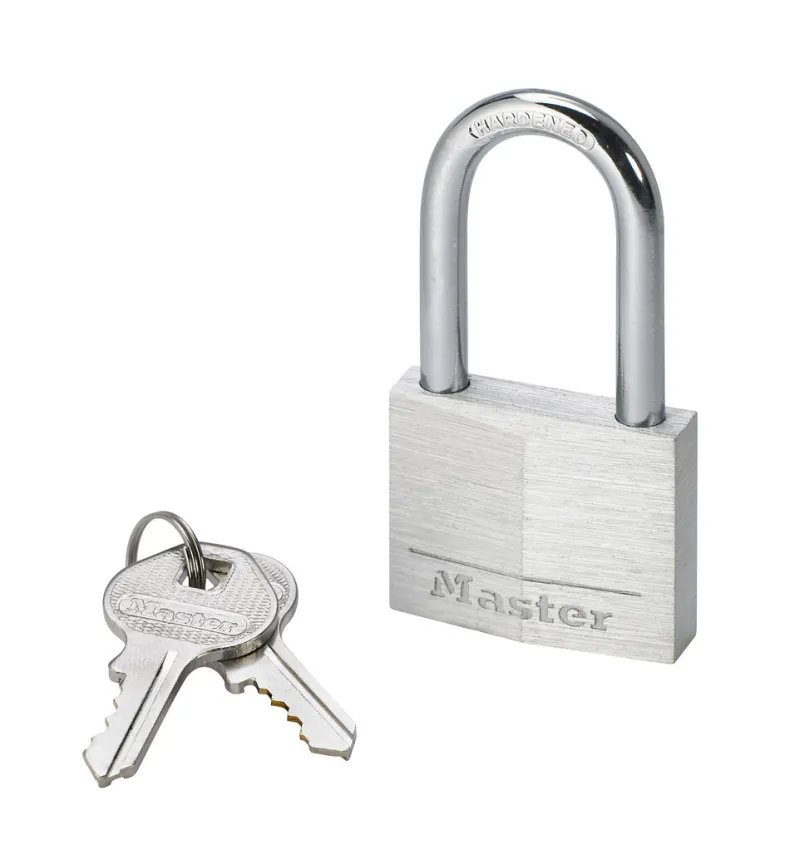 Hangslot 40 mm aluminium diameter 6 mm 4 pins