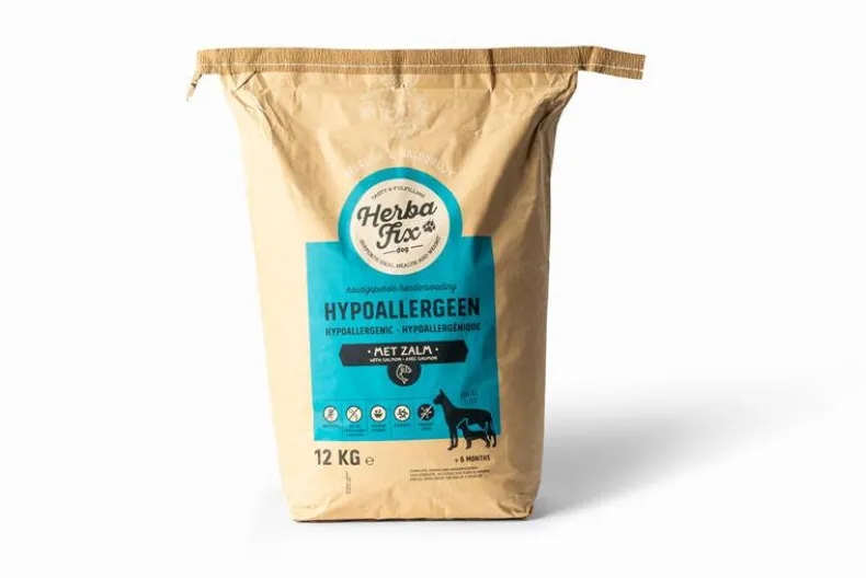 Herbafix Hypoallergene brokken Hondenvoeding met Zalm - Vanaf 6 maanden - 12kg