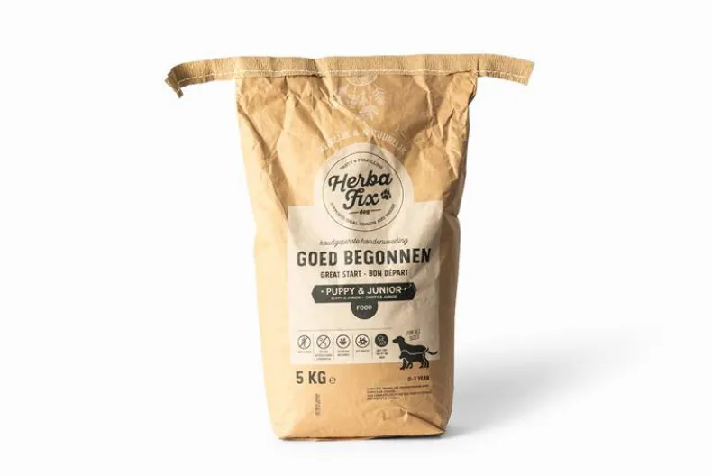 Herbafix White Goed Begonnen Hondenvoeding met Kip - Puppy/Junior - 5kg