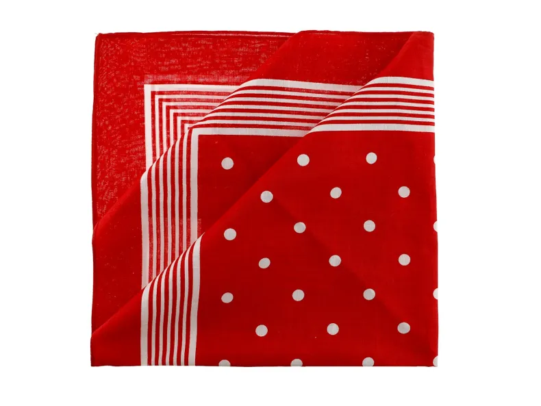 Herenzakdoek rode bollen