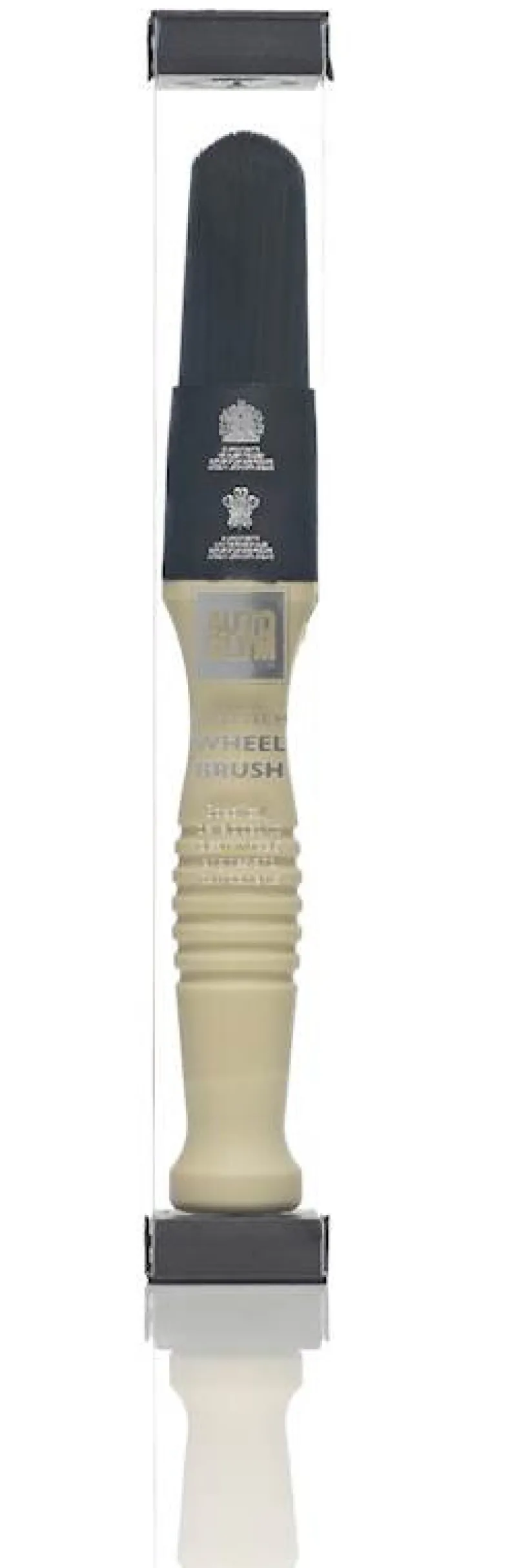 Hi - tech wheel brush