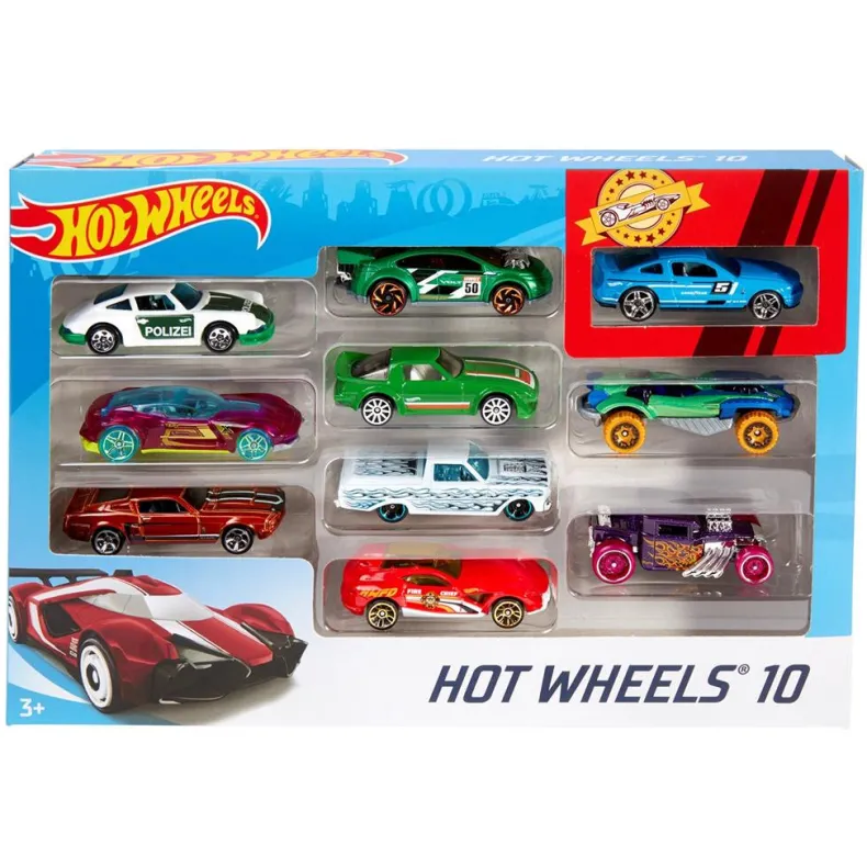 Hot Wheels 10 auto's