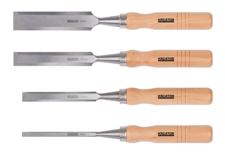 Houtbeitelset hout 4-delig