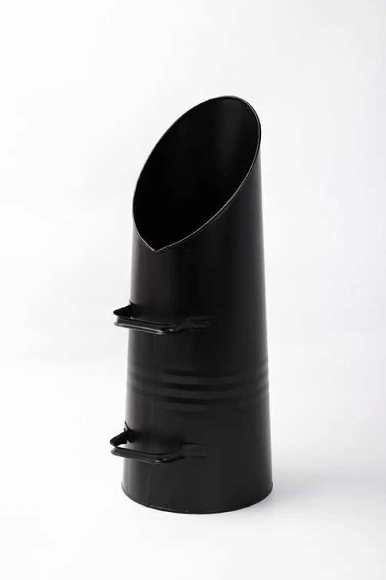 Houtskool emmer zwart