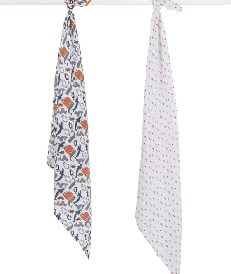 Hydrofiel multidoek Large 115 x 115 cm Polar (2 stuks)