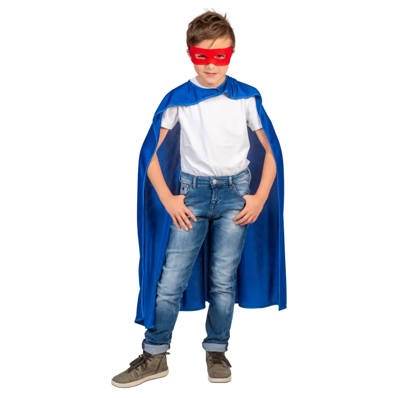 Cape Superheld Blauw