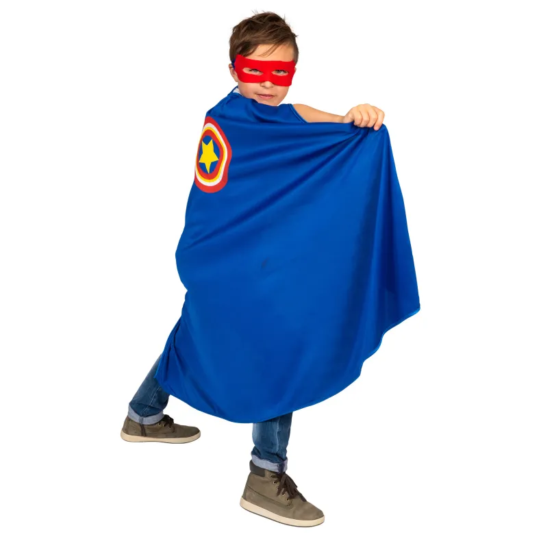 Cape Superheld Blauw