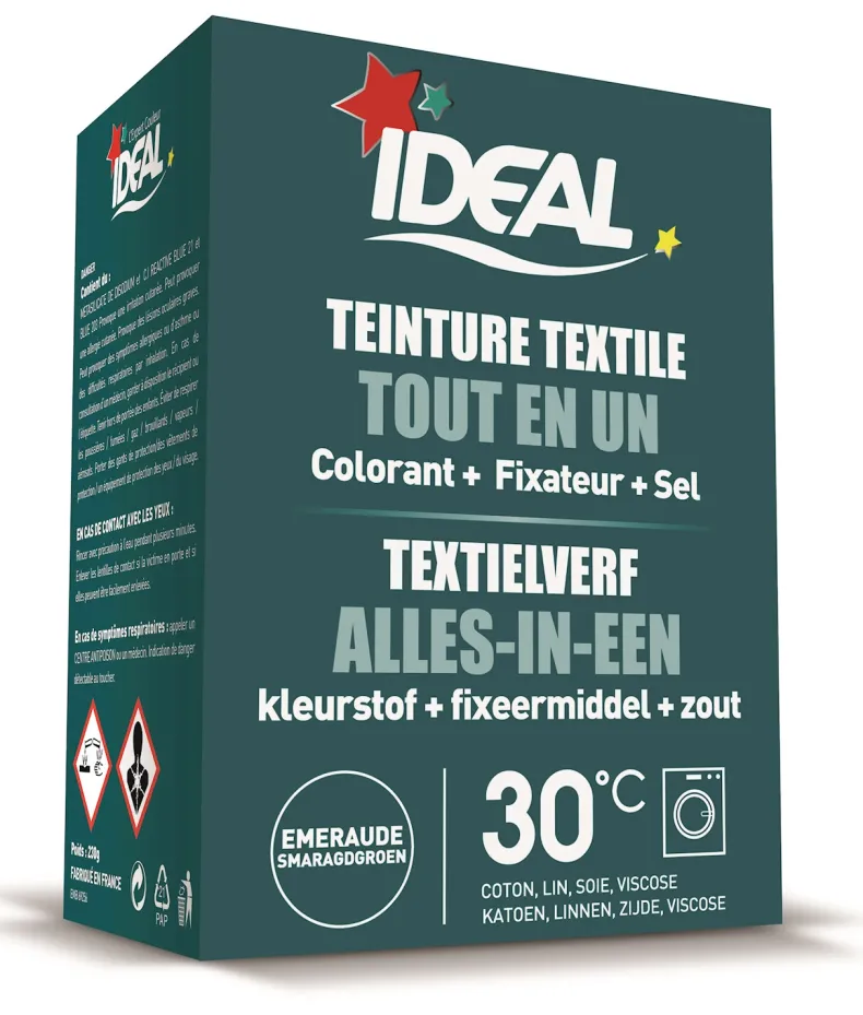 Ideal mini textielverf smaragd Groen 230 g