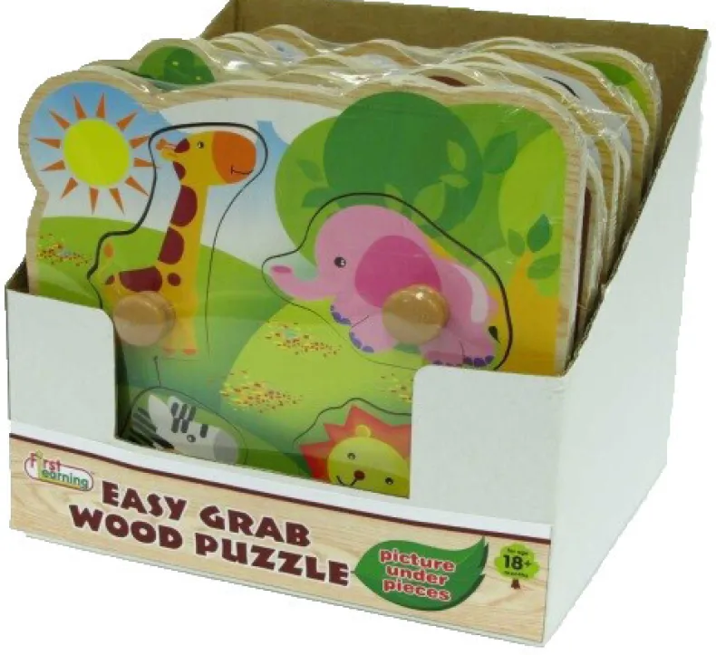 Inlegpuzzel jungledieren