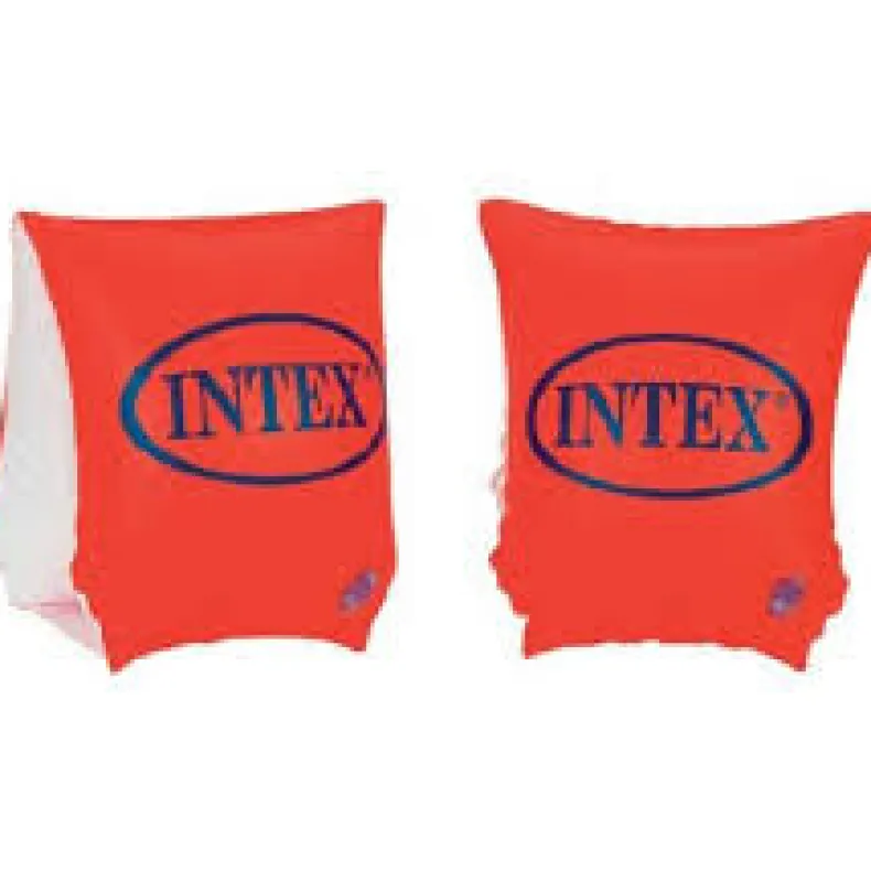 Intex Luxe Zwemarmbanden - 3-6 Jaar - PVC - Oranje/Wit