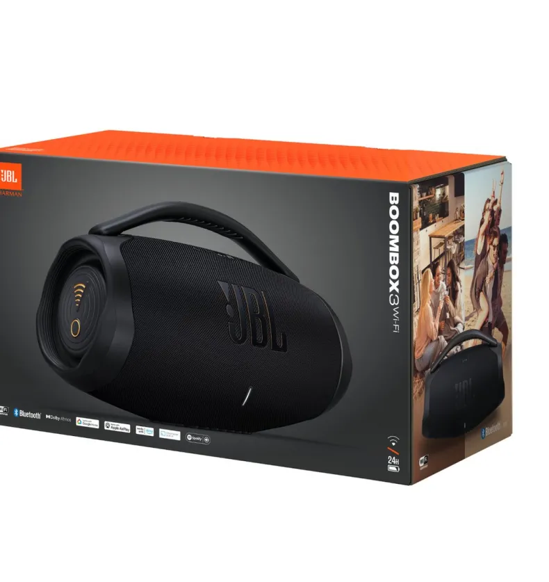 JBL Boombox 3 WiFi -  Draagbare Bluetooth Luidspreker - Zwart