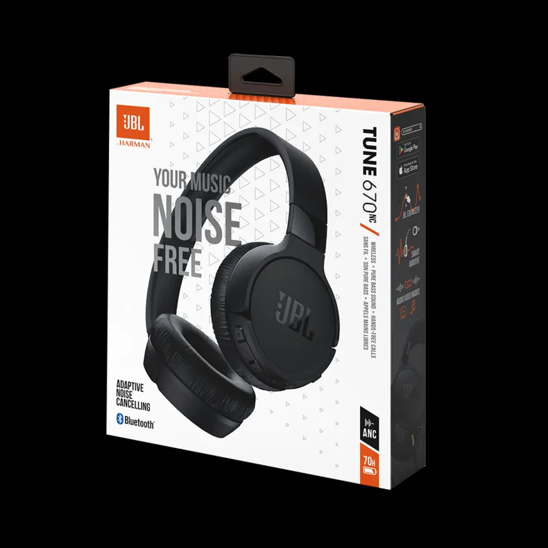 JBL Live 670NC Bluetooth koptelefoon met noise cancelling - on-ear - Zwart