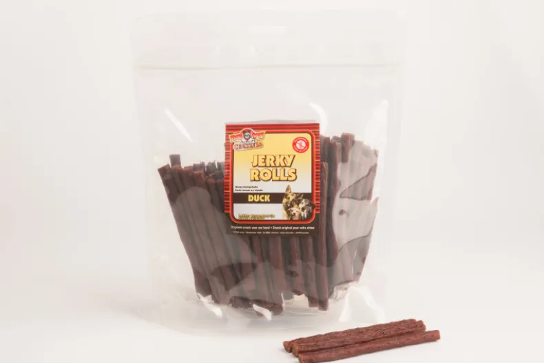 Jerky rolls duck 500 gr