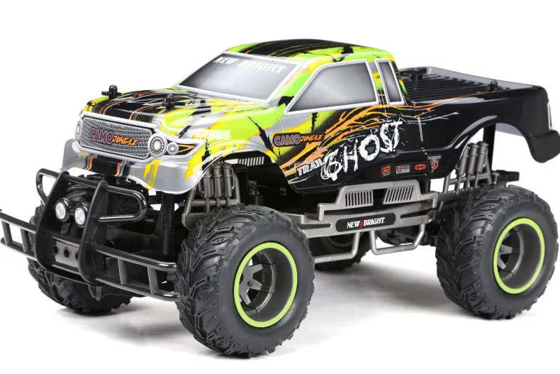 Jungle Monster truck groen met afstandsbediening